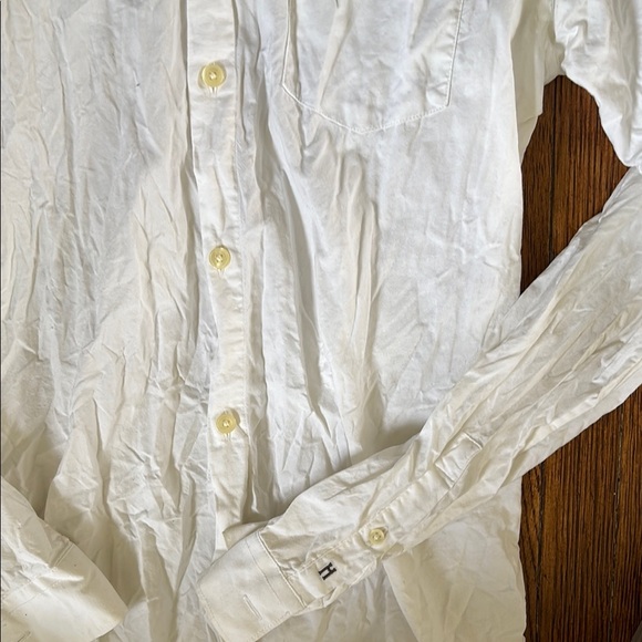 Men's Hope  White Button-Up Shirt - Picture 3 of 3